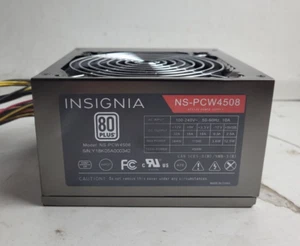 Insignia NS-PCW4508 450W 80 Plus Desktop Power Supply #2232 - Afbeelding 1 van 9
