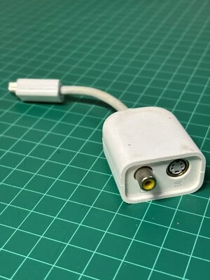 Apple Mini DVI to Video Adapter to RCA Video / S Video OUT (female) - M9319 - Image 1 of 2