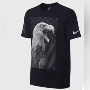 NIKE Team USA Olympic "EAGLE" Premium Finish Graphic T-Shirt Men's Small Black - Picture 1 of 9