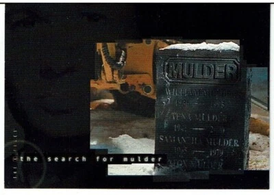 X FILES SEASON 8 SEARCH FOR MULDER CARD B5 - Image 1 of 2