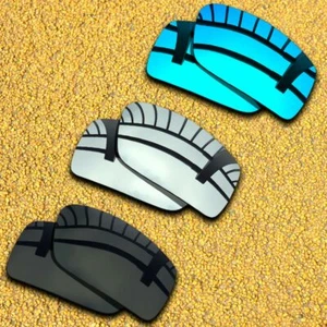 3 Sets Lenses Replacement for-Oakley Gascan Polarized-Black&Silver&Ice Blue - Picture 1 of 8