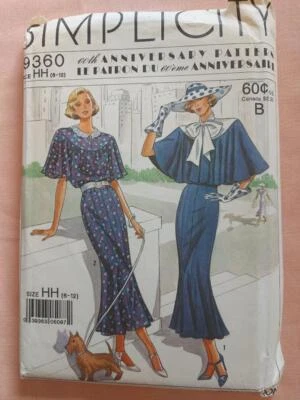 Simplicity 9360 Misses' Vintage Dress 60th Anniversary Pattern Size 6-12 - Image 1 of 2