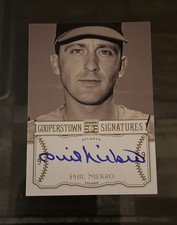 2013 Panini Cooperstown Collection 335/350 Phil Niekro #HOF-EDI Auto HOF