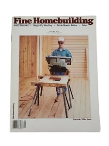Fine Homebuilding Magazine January 1991 Attic Remodel Patios SIngle Ply Roofing - Picture 1 of 1