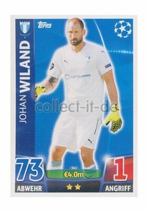 TOPPS Champions League - 361 - Johan Wiland - Base Card
