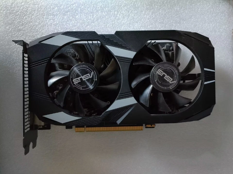 ASUS NVIDIA GeForce DUAL GTX1050 640SP 2GB GDDR5 Graphics Video Card DP DVI HDMI - Image 1 of 4