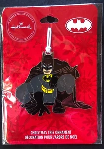 2019 Hallmark Enameled Metal Christmas Tree Ornament BATMAN - NEW - Picture 1 of 2