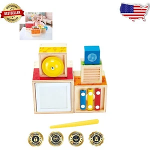 Educational Stacking Music Set with 5 Instruments for Toddlers 18 and Up - Picture 1 of 3