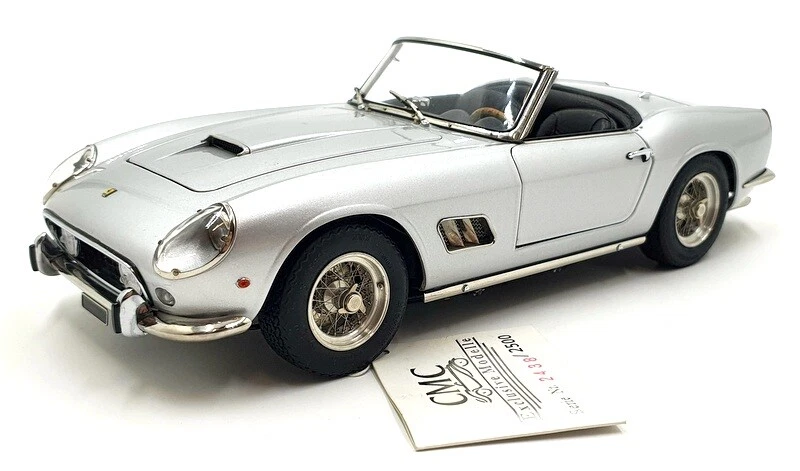 CMC 1/18 scale diecast - M-093 Ferrari 250 California SWB 1960 Metallic Silver - Image 1 of 4