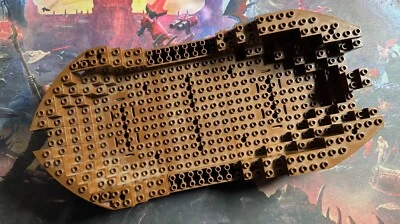 LEGO 3PC Vintage Hull Parts From Set Caribbean Clipper 6274 SEE PICS - Image 1 of 4