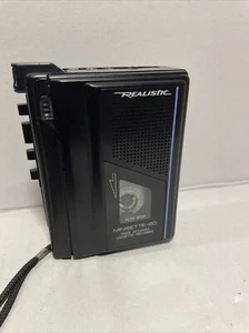 Realistic Minisette 20 Model #14-1055A Black Tested Cassette Player Speaker - Picture 1 of 5