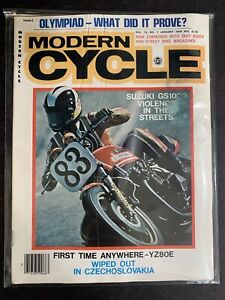 Modern Cycle Magazine • JAN 1978 • Suzuki • Dirt Bike • Motocross  #MOS-32