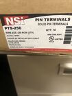 Nsi Pts-250 250 Mcm Str Pin Terminal Al9cu 600V Brown Box Of 10
