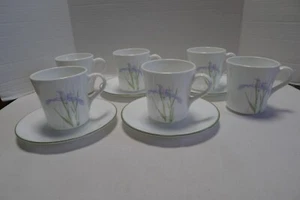 Corning Corelle Shadow Iris 6 tazas y 4 platillos - Imagen 1 de 12