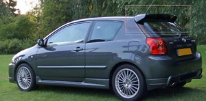 Alerón de techo trasero deportivo Toyota Corolla 2002-2007 E12 - Imagen 1 de 5