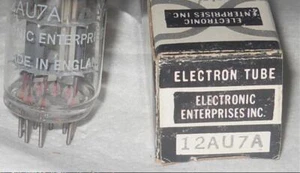 EMPRESAS DE ELECTRÓNICA RARAS HECHAS EN INGLATERRA 12AU7A NOS TV 7PROBADO @100/100 - Imagen 1 de 6