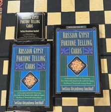 Russian Gypsy Fortune Telling Cards by Svetlana A. Touchkoff (1991, Hardcover)