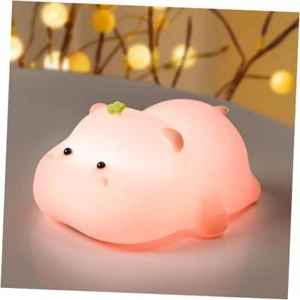 Night Light for Kids,Cute Silicone Baby lamp, Dimmable Light up Nursery Hippo - Picture 1 of 7