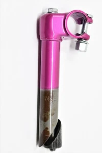 Raleigh Molli Any Bike 22.2mm Short Reach Bike Handlebar Stem Bright Pink WGNJ98 - Picture 1 of 1