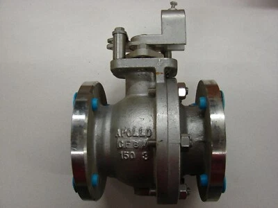 REDUCED  -  Apollo / Conbraco 3" Flanged Ball Valve 316 Stainless Steel - New - Image 1 of 4