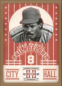 2013 (PHILLIES) Hometown Heroes City Hall Gold #5 Juan Samuel