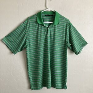 Walter Hagen Polo Shirt Mens Size XL Stripe Short Sleeve Golf Green Extra Large