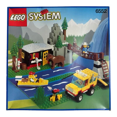 LEGO® System 6552 Rocky River Retreat vintage - neuf dans sa boîte d'origine ouverte - 1993 - Photo 1/4