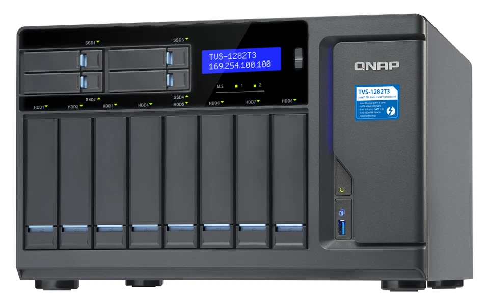 QNAP TVS-1282T3 NAS Repair Service 1 Year Warranty - Image 1 of 1