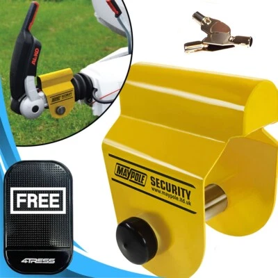Maypole Caravan Trailer Hitch lock For Alko Hitches Insurance APPROVED MP956+M - Image 1 of 4