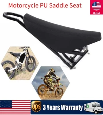 Stealth Bomber Electric Mountain Bike Beach Cruiser Motorcycle PU Saddle Seat US - Image 1 of 4
