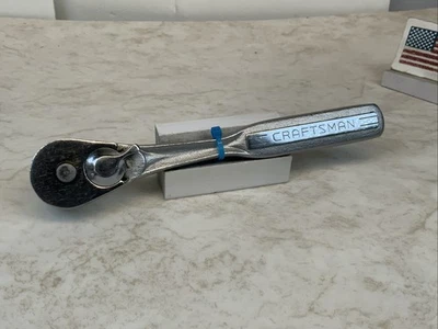 CRAFTSMAN V-43784, 3/8 Drive Quick Release Ratchet, USA Made  BLUE Tag - Image 1 of 4