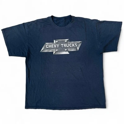 Camiseta Chevrolet Chevy Trucks descolorida azul marino envejecida para hombre talla XL grunge Foto 1 de 4