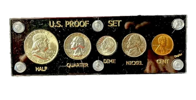 1949 US Mint Silver Proof In a Black Capital Hard Plastic Holder. Free Shipping! - Image 1 of 4