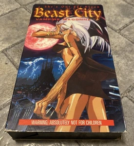 Beast City VHS Anime 18 Vampire Madonna - Foto 1 di 5