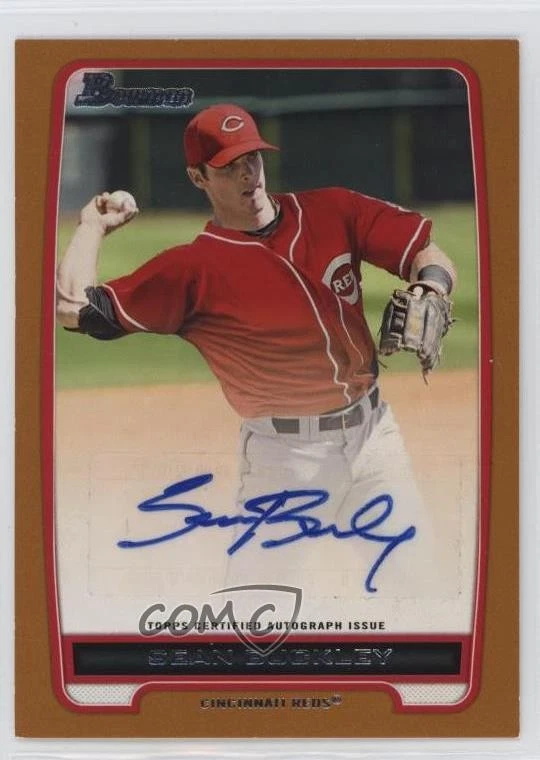 2012 Bowman Retail Prospect Auto Orange /250 Sean Buckley #BPA-SB Auto - Image 1 of 2