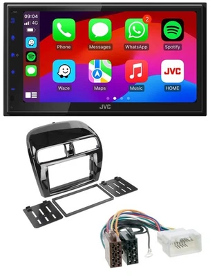 JVC Bluetooth USB MP3 2DIN DAB Autoradio für Mitsubishi SpaceStar Mirage ab 13 p - Bild 1 von 4