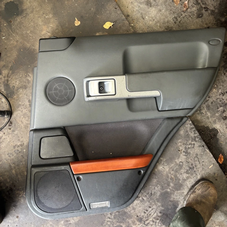 Range Rover L322 Rear Right Drivers Rear Door Card Black/Blue - Image 1 of 4