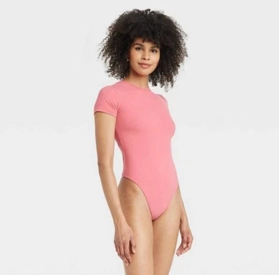 Body para mujer Auden de 4 vías de lujo elástico totalmente forrado talla M coral Foto 1 de 4