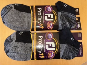 Paquete de 2 calcetines deportivos de golf FJ FootJoy ProDry 4 pares talla XL 12-15 - Imagen 1 de 3