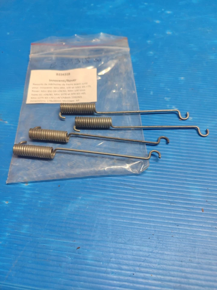 Ressorts de mâchoires de freins avant Jurid pour: Innocenti: Mini 850, 100, 1001 - Photo 1/1