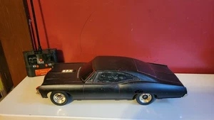 Vintage Radio Shack Lowrider '67 Impala RC Car W/Remote W/2 9.6v Batteries Read - Picture 1 of 22