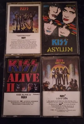 KISS (4) CASSETTES - Image 1 of 2