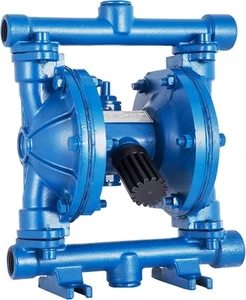 Pompa pneumatica doppia membrana ad aria 12 GPM 1/2" porta ingresso uscita - Foto 1 di 8