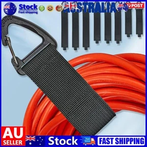 6Pcs Cord Organizer Holder Wear Resist Nylon Organization Belt for Cables Hoses - Afbeelding 1 van 10