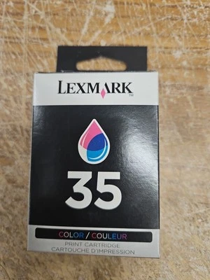 New Genuine Lexmark 35 Ink Cartridge New Sealed Color Print Cartridge  - Image 1 of 3