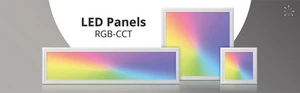 LED Panel RGB+CCT 30x30 62x62 120x30cm 2600-6500K inkl. Netzteil & Fernbedienung - Bild 1 von 19