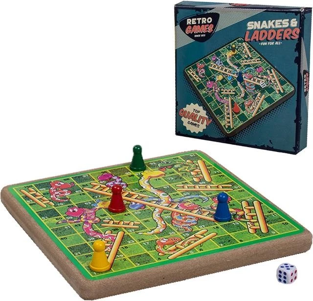Retro Games Snakes & Ladders - Image 1 of 1