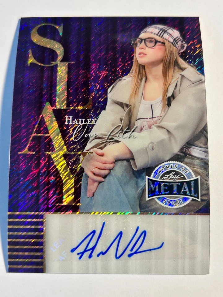 2025 Leaf女式运动海莉范·利斯WNBA篮球杀手亲笔签名4/4 — 第 1/1 张图片