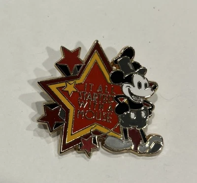 Adventures By Disney Pin 62943 ABD Mickey Steamboat Willie It All Started Mouse - Image 1 of 2
