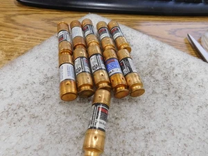 Lot of Fusetron Model: FRN-R-2¼ Fuses.  Qty. 11.  Unused Old Stock - Picture 1 of 2